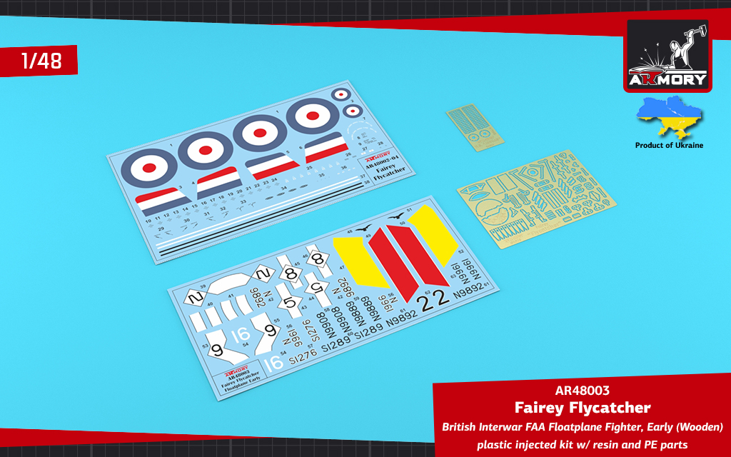 Armory Models Fairey Flycatcher 1/48 plovákový