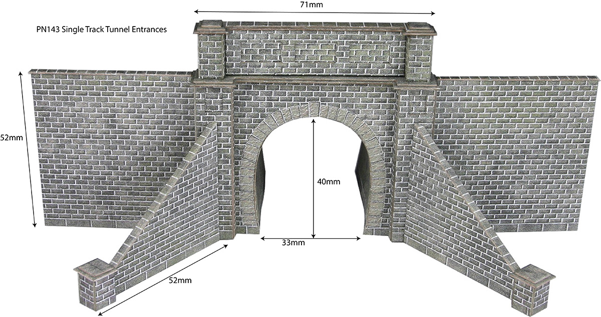 Metcalfe PN143 Tunnel Entrances stavebnice N