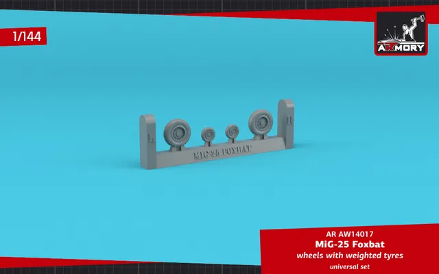 Armory Models MiG-25 1/144 kola zatížená