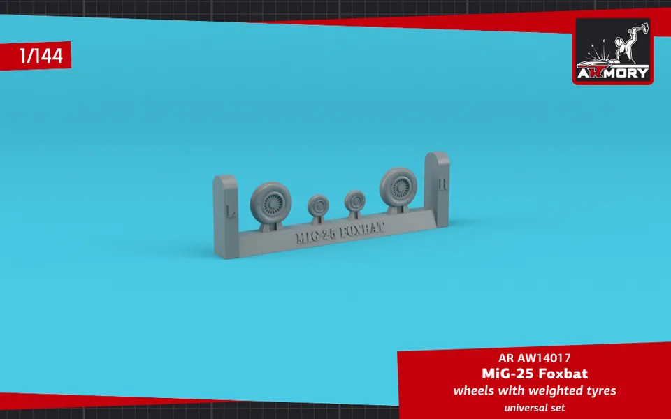 Armory Models MiG-25 1/144 kola zatížená