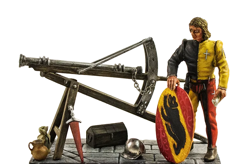 Olimp Models Bernese Gunner Spingarda figurka 54 mm