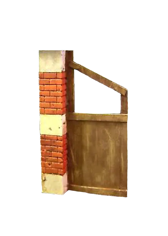 Olimp Models Column with Wooden Door sloup 54 mm