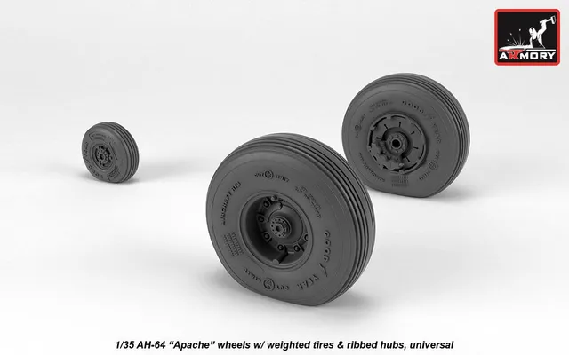 Armory Models 1/35 AH-64 Apache kola zatížená