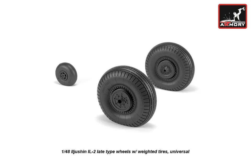 Armory Models Iljušin IL-2 Bark kola 1/48 pozdní