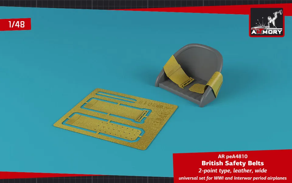 Armory Models British WWI pásy 1/48 kožené široké
