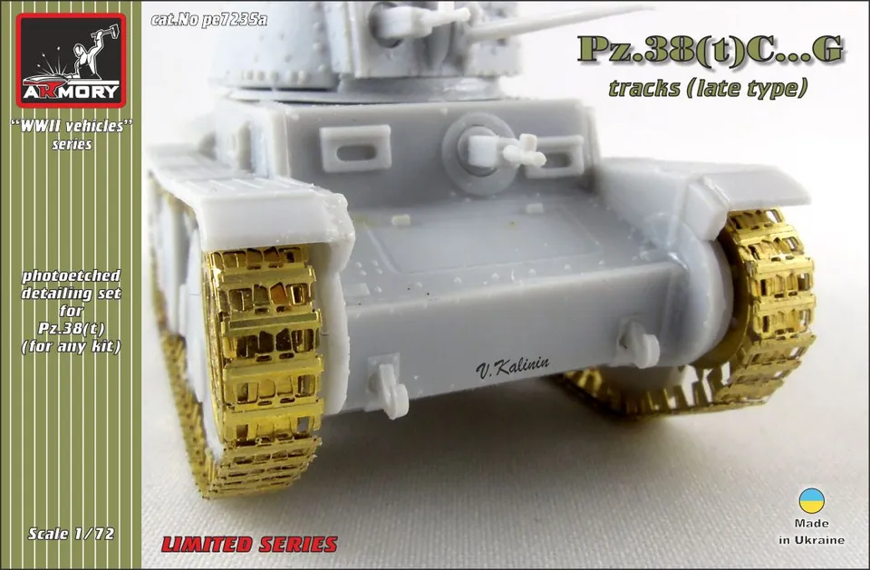 Armory Models 1/72 Pz.38(t) pásy pozdní