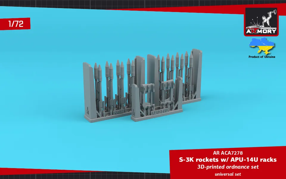 Armory Models 1/72 S-3K střely s APU-14U