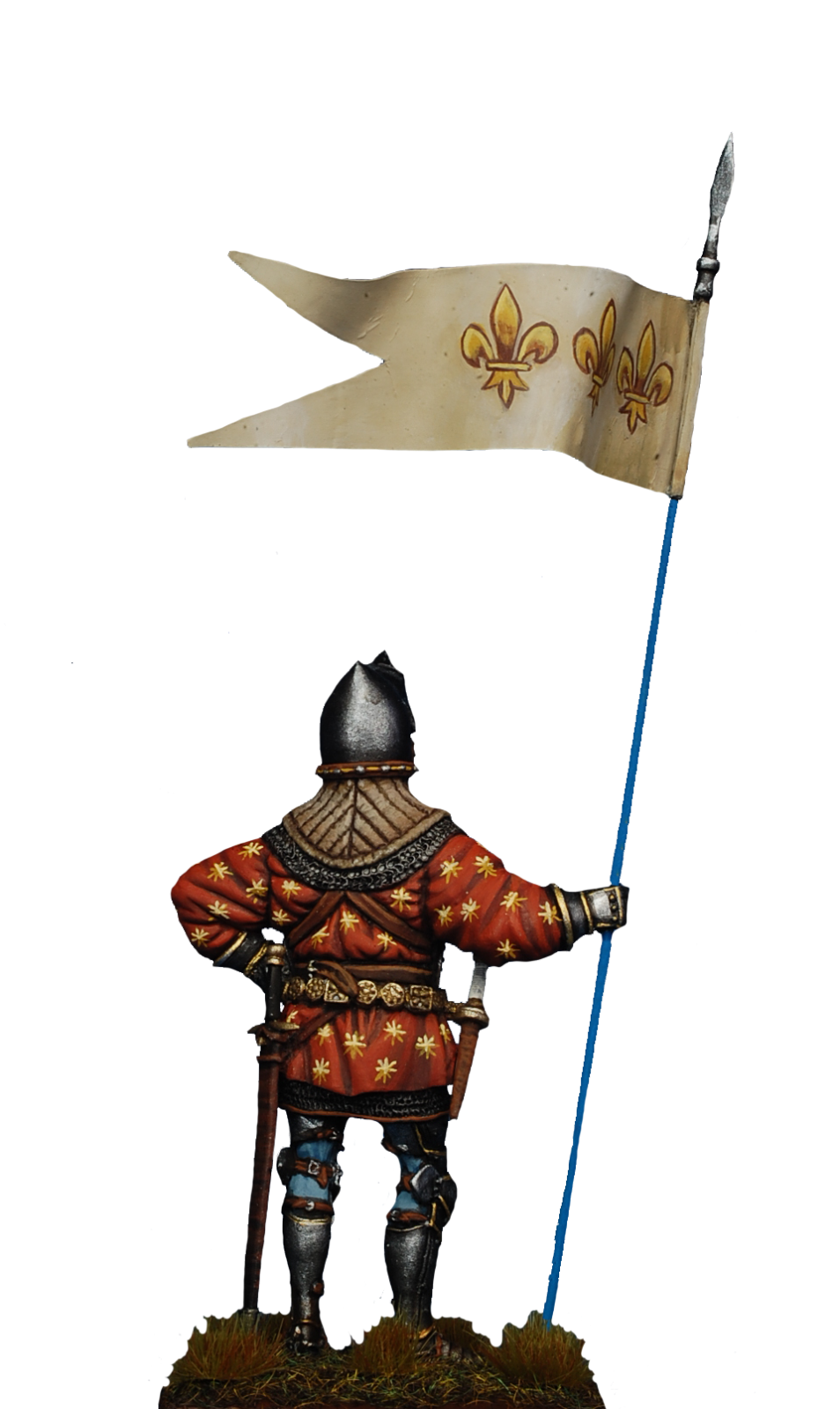 Olimp Models French Banner Agincourt 1415 figurka 54 mm