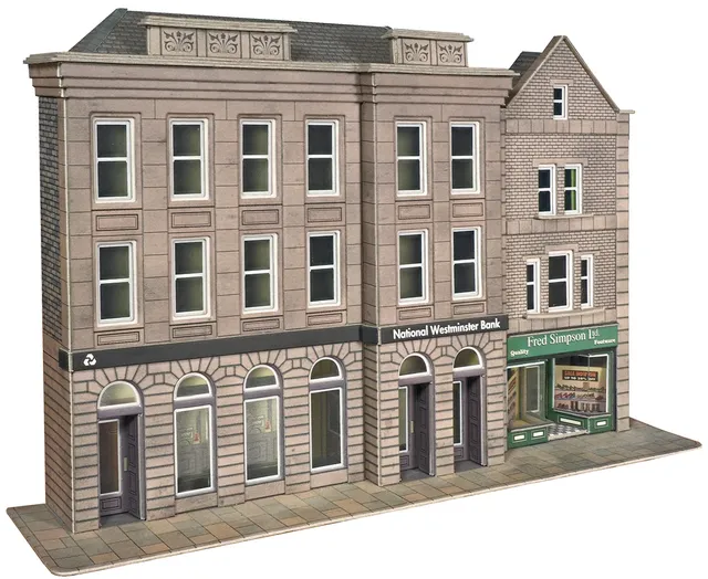 Metcalfe PO271 Low Relief Bank stavebnice 00