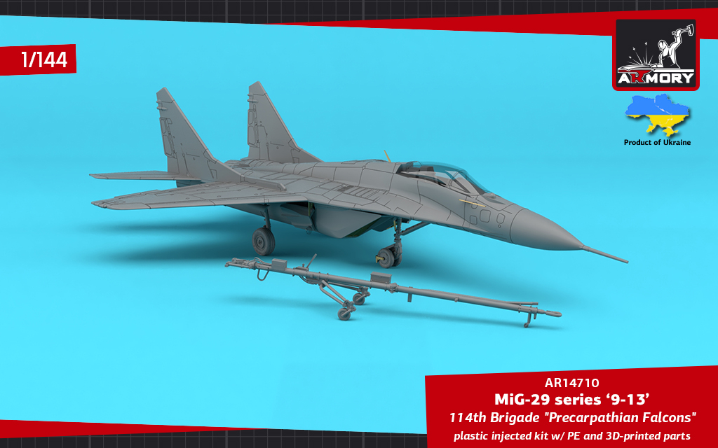 Armory Models MiG-29 1/144 obtisky Precarpathian Falcons