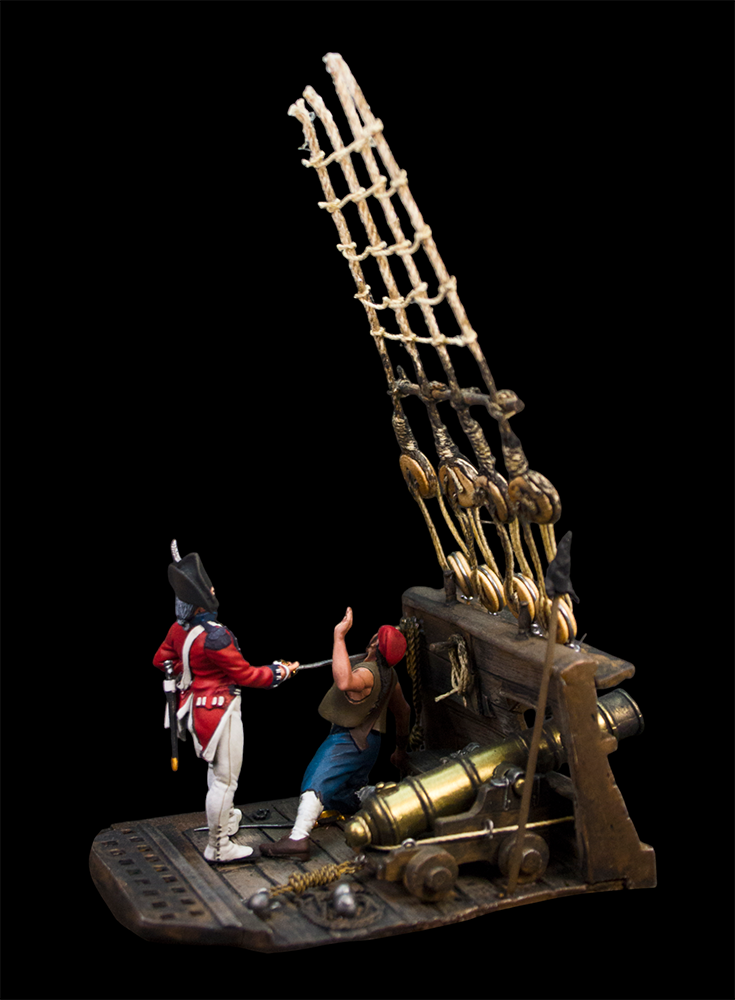 Olimp Models Jamaica vzpoura námořnictva 1792 busta