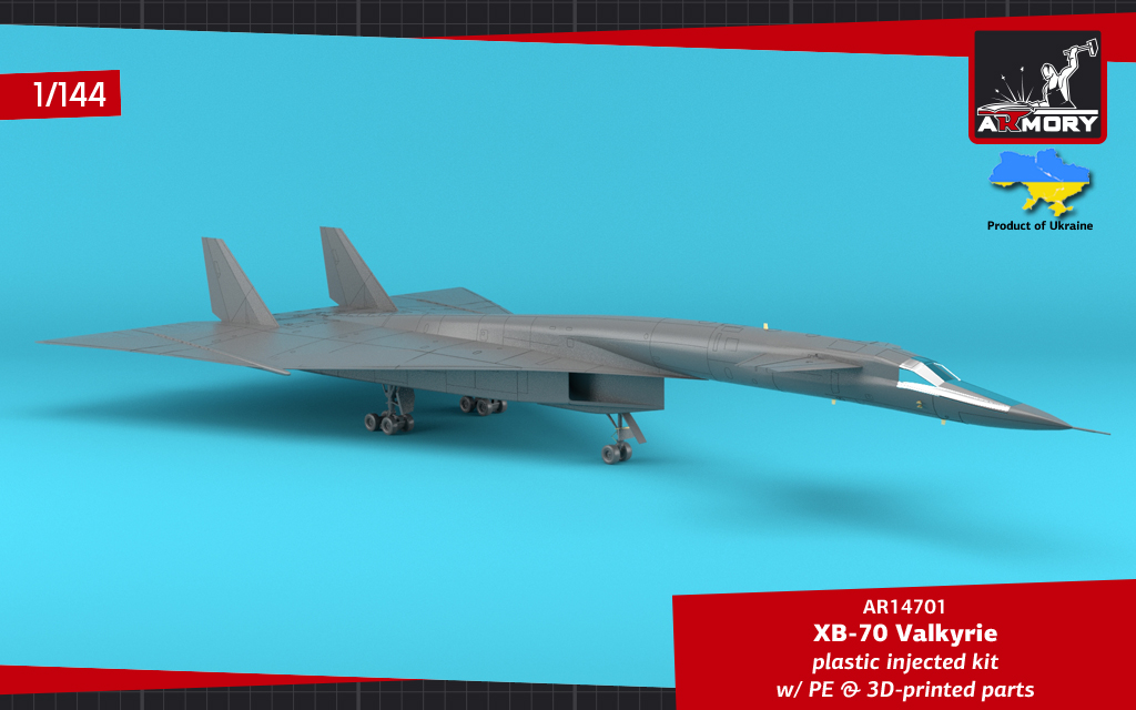 Armory Models XB-70 Valkyrie model 1/144 bombardér