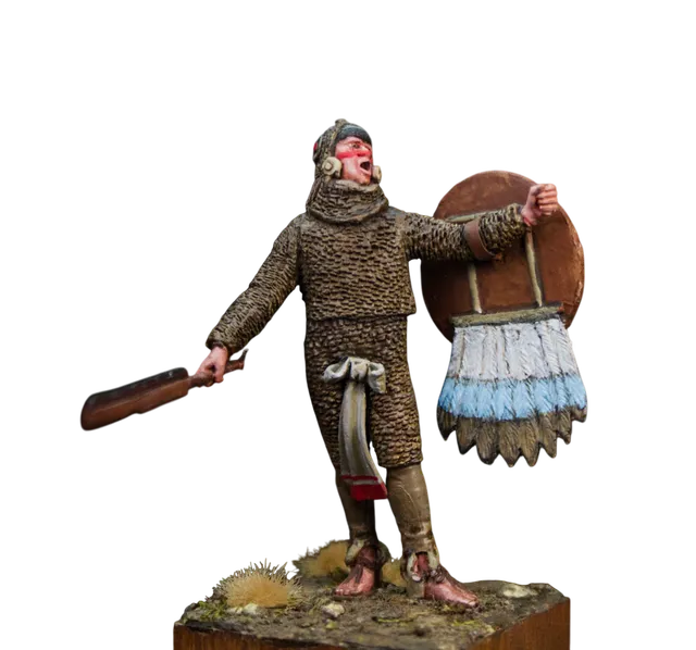 Olimp Models Aztec Eagle Warrior XIV-XVI figurka 54 mm