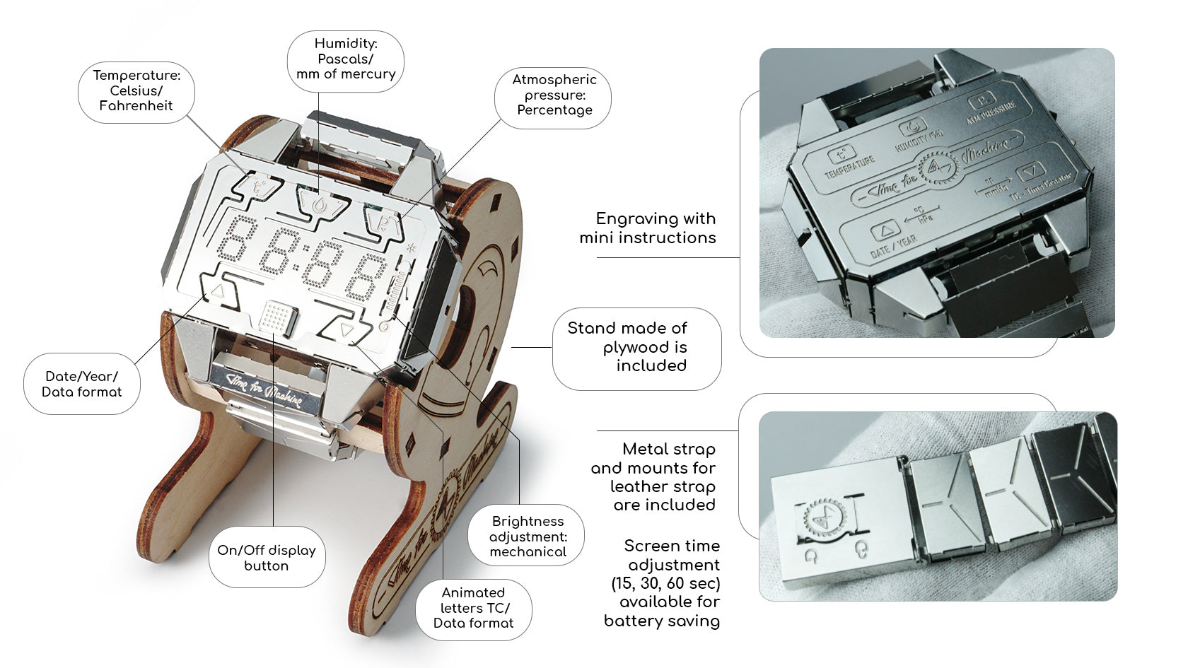 Time for Machine Time Creator stavebnice hodinek s displejem