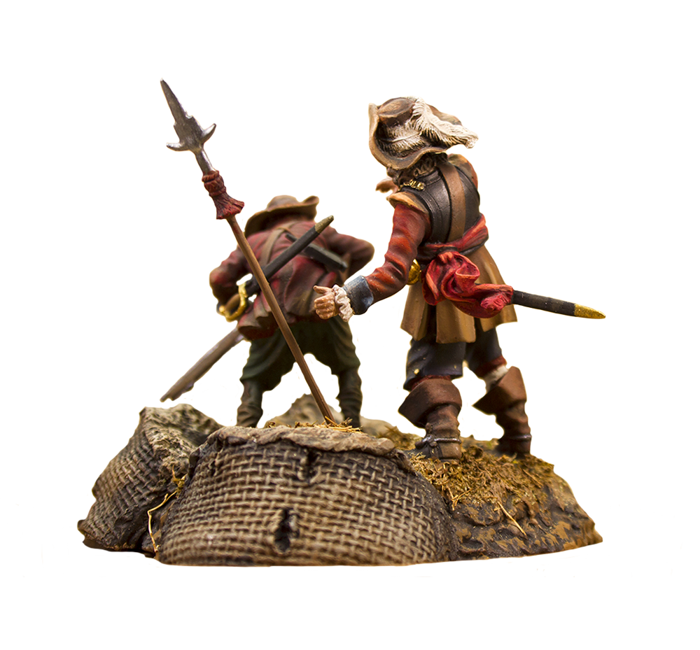 Olimp Models Officer Musketeer New Model Army busta