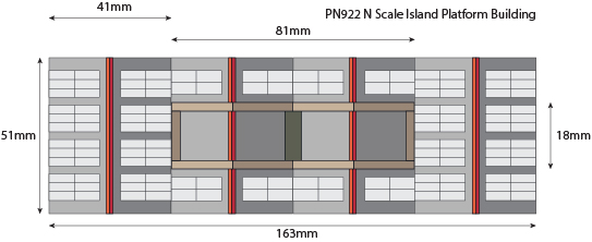 Metcalfe PN922 Island Platform Building N