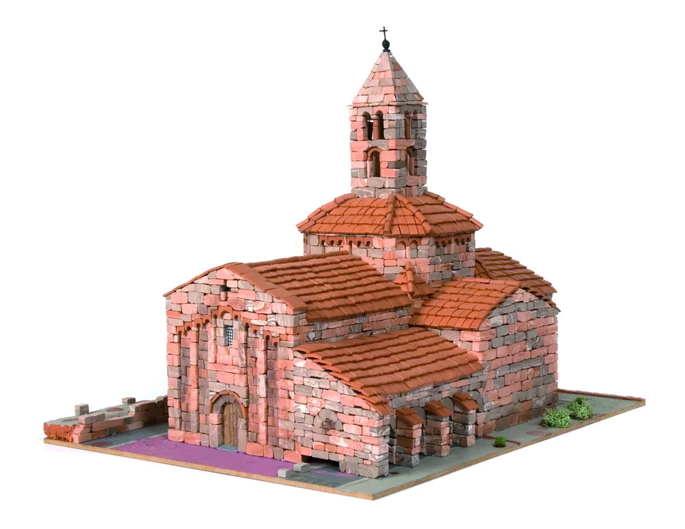 Domus Kits Romanica 7 Sta. Maria d’Egara model kostela