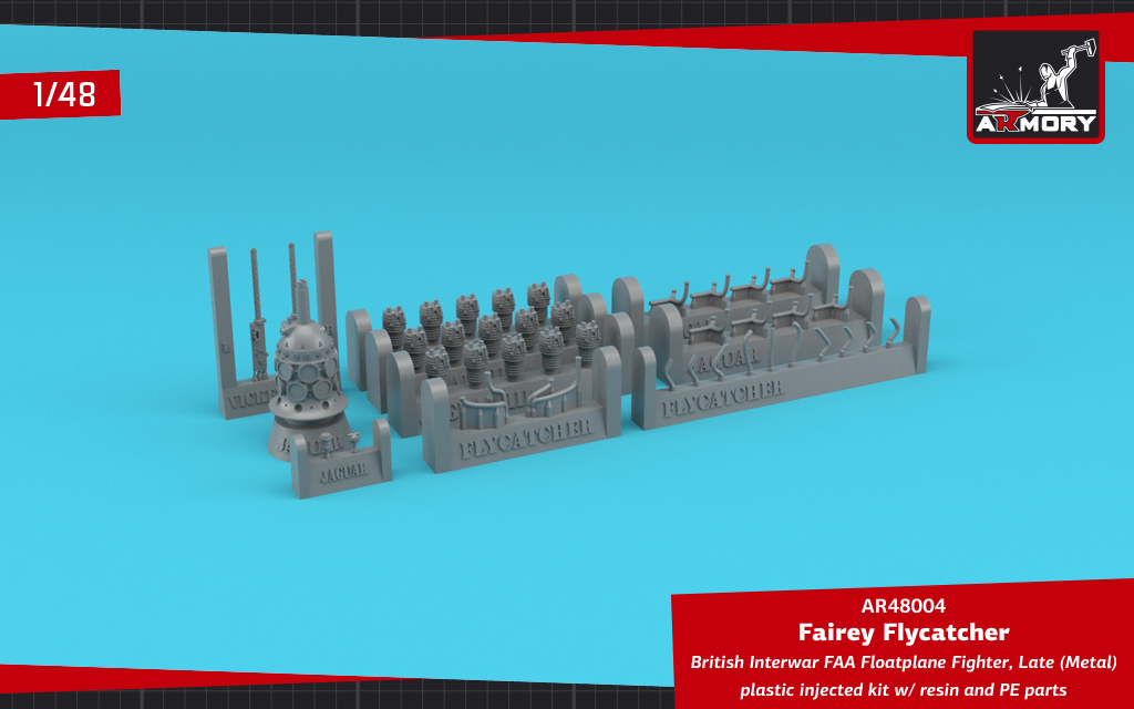 Armory Models Fairey Flycatcher Late plovákový model 1/48 kovový