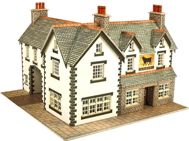 Metcalfe PN128 Coaching Inn papírový model N