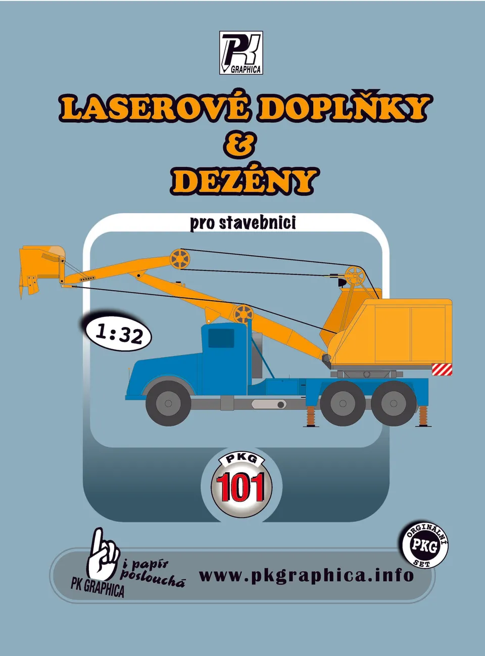PK Graphica PKG 101 dezény a laserové doplňky