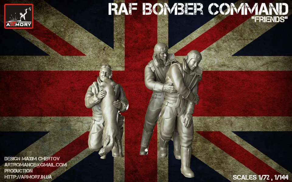 Armory Models 1/72 RAF Friends figurka pilota