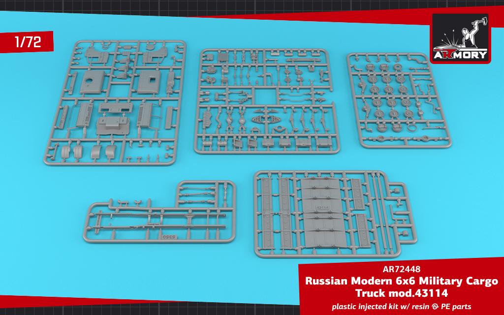 Armory Models 43114 6x6 1/72 model nákladního auta