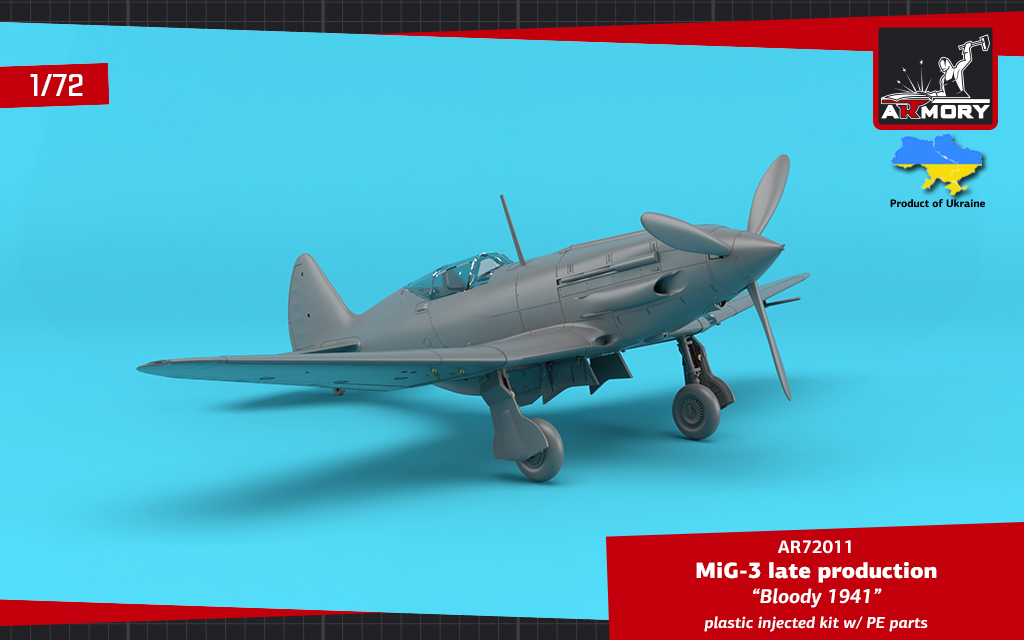 Armory Models 1/72 MiG-3 late Bloody 1941 doplňková sada