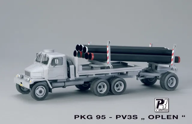 PK Graphica Praga V3S Oplen papírový model