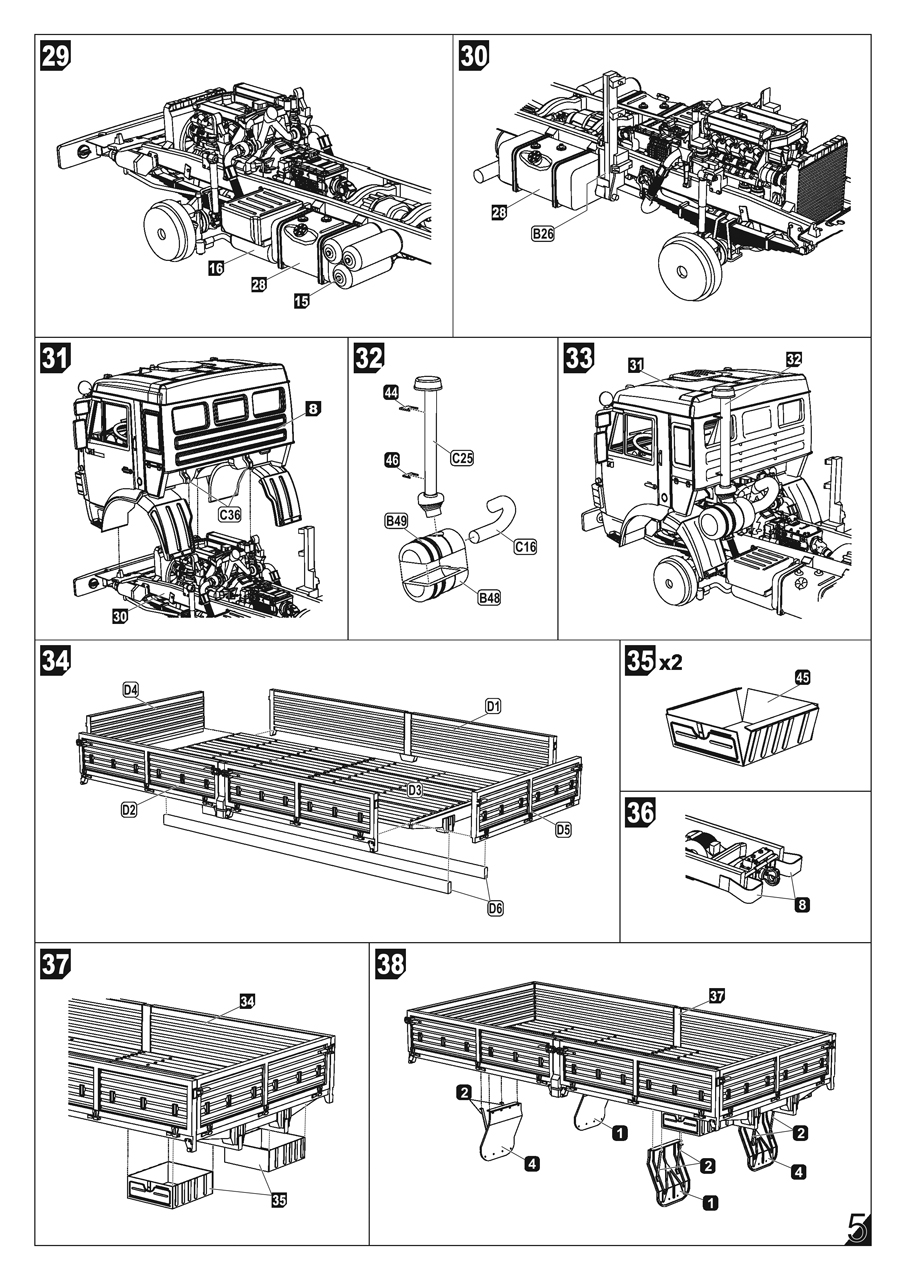 Armory Models 43114 6x6 1/72 model nákladního auta