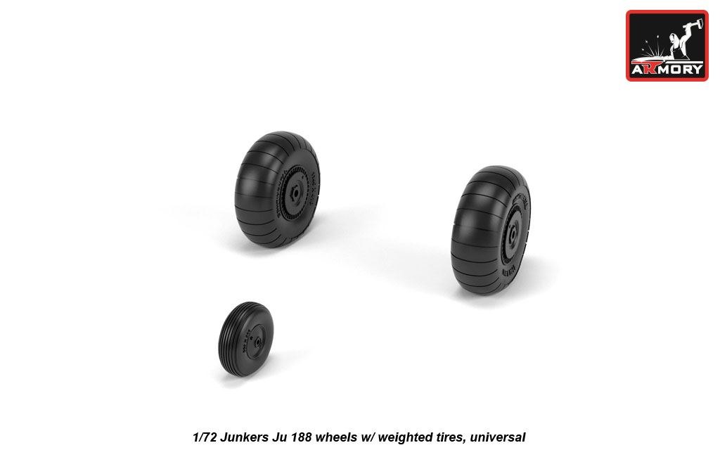 Armory Models Ju 188 kola 1/72 zatížená