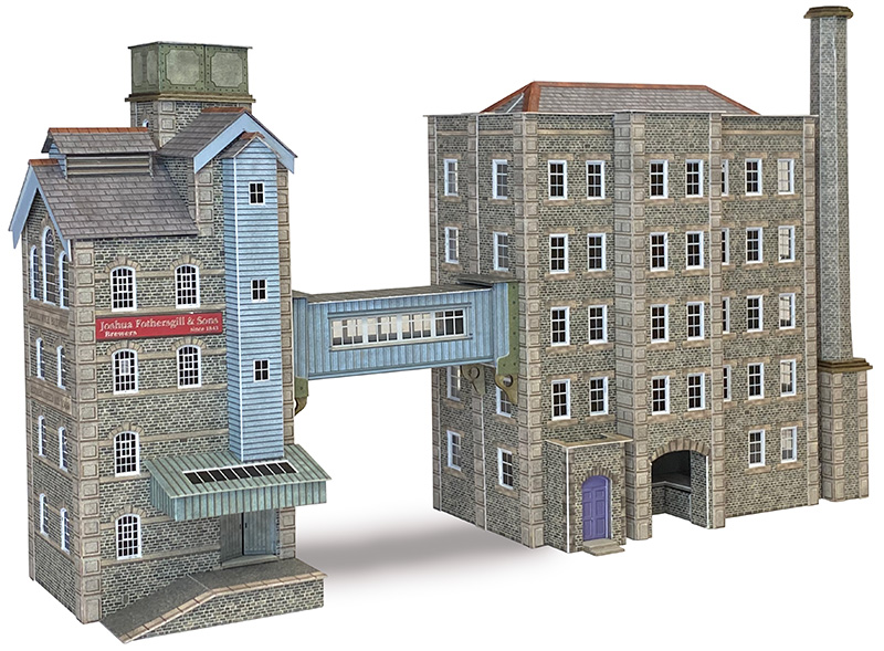 Metcalfe PN990 Grimy Old Mill model N továrna