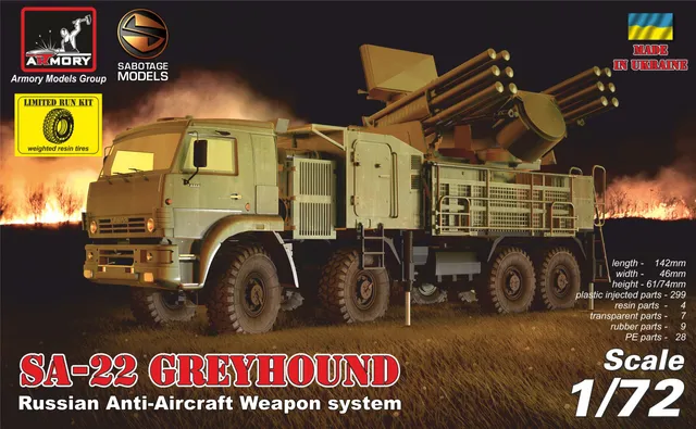 Armory Models 96K6 Pantsir-C1 model 1/72 SA-22