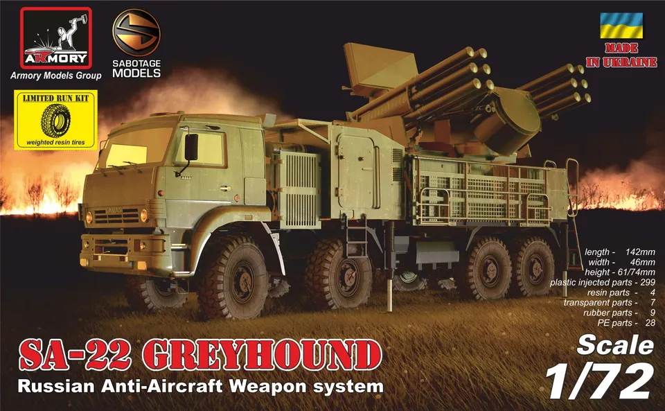 Armory Models 96K6 Pantsir-C1 model 1/72 SA-22