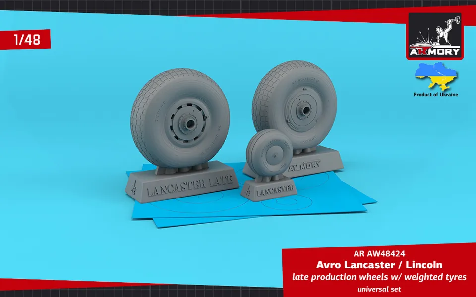 Armory Models Lancaster Lincoln kola 1/48 pozdní