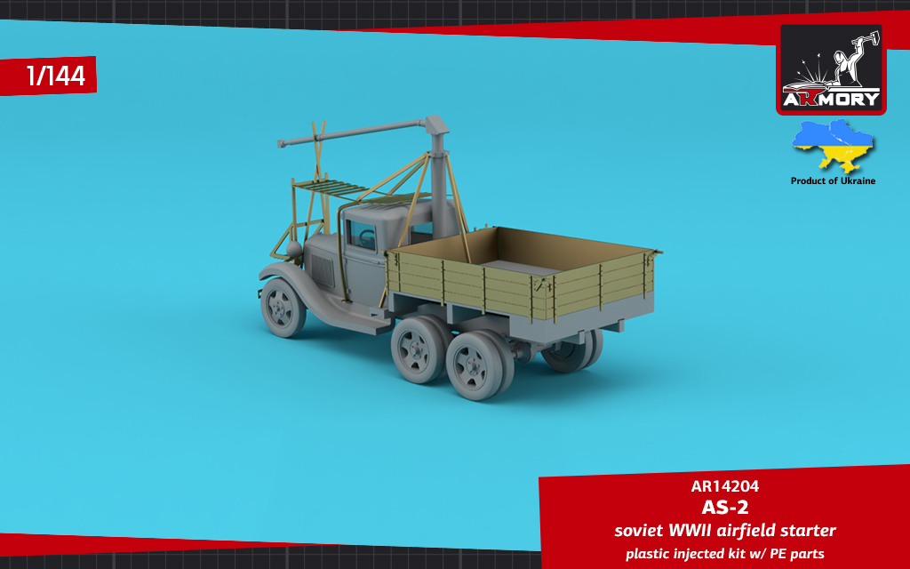 Armory Models 1/144 AS-2 startér GAZ-AAA resinový model