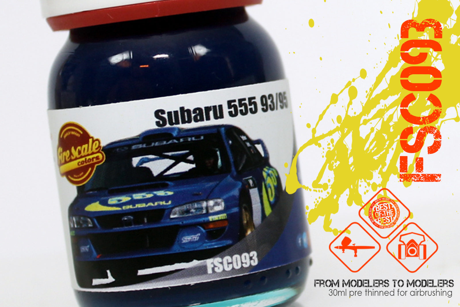 Fire Scale Modeler Subaru 555 93/95 barva 30ml modrá