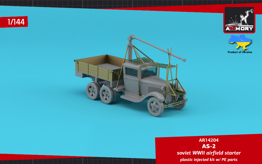 Armory Models 1/144 AS-2 startér GAZ-AAA resinový model