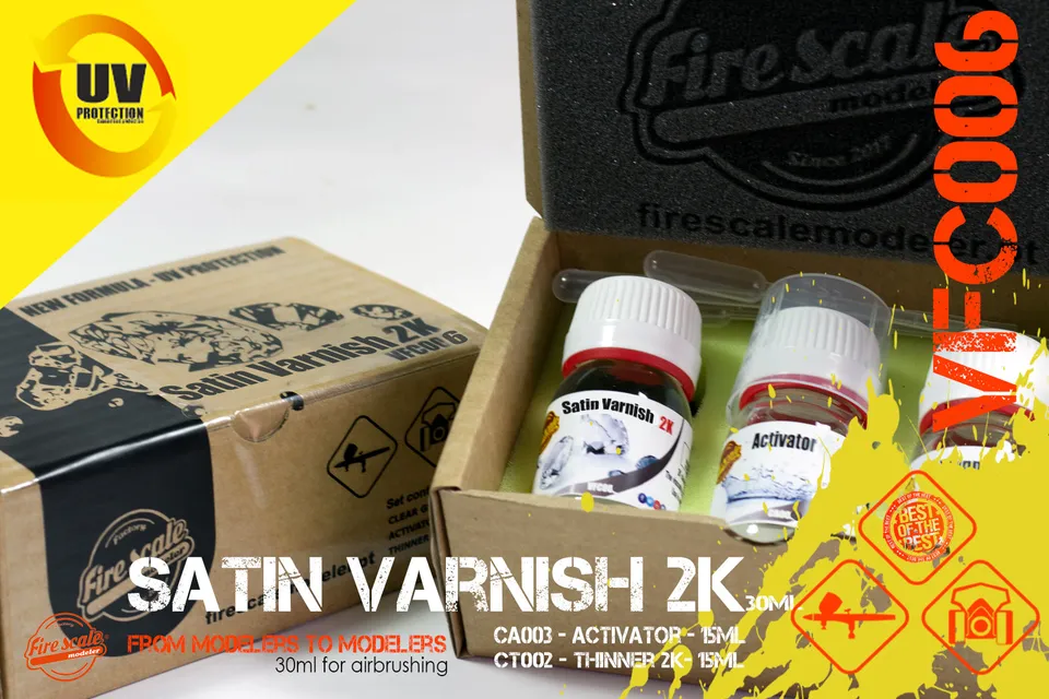 Fire Scale Colors Satin Varnish 2K lak 30 ml polomat