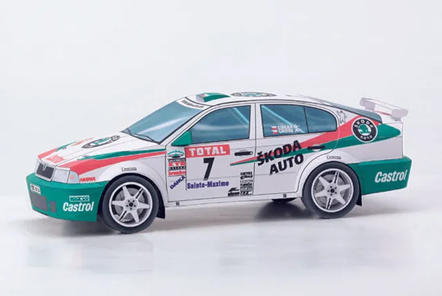 PK Graphica Škoda Octavia Kit Car papírový model závodní