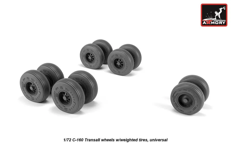 Armory Models C-160 Transall kola 1/72 zatížená