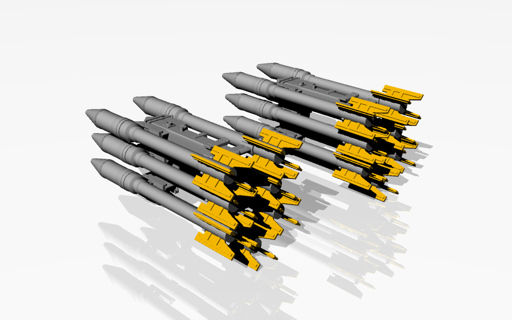 Armory Models S-3K neřízené rakety s APU-14U 1/48
