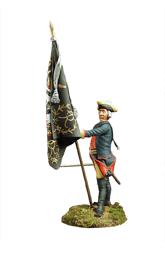 Olimp Models Prussian Ensign 2nd Regiment 1756 figurka