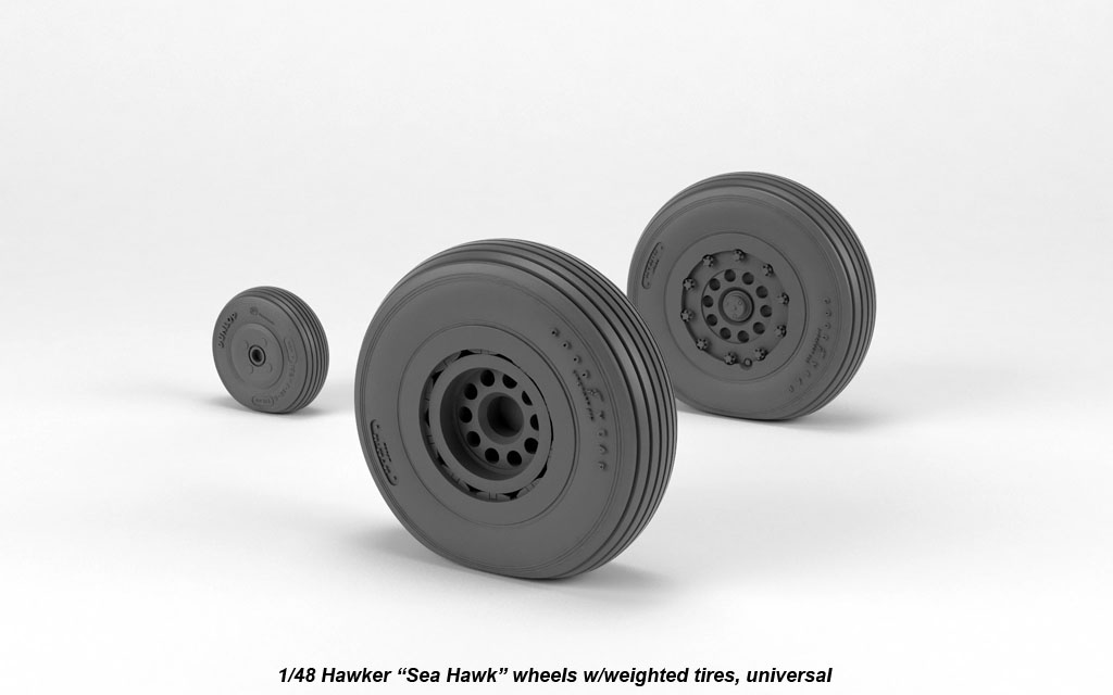 Armory Models Hawker Sea Hawk kola 1/48 zatížená