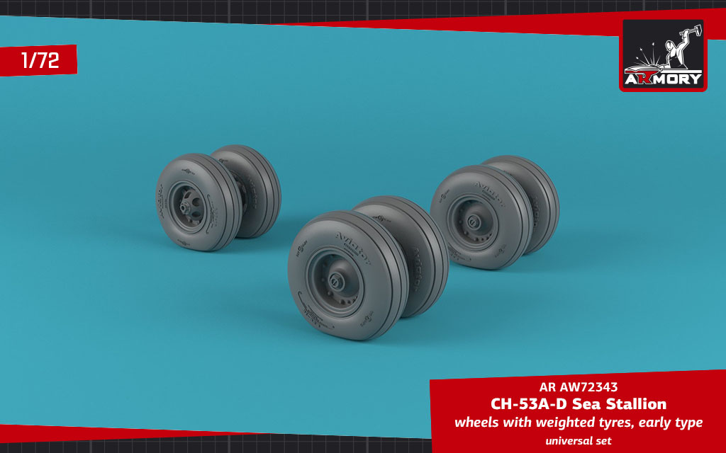 Armory Models CH-53 Sea Stallion kola 1/72 raná