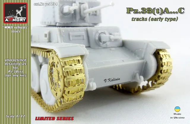 Armory Models 1/72 Pz.38(t) Ausf.A-C pásy early