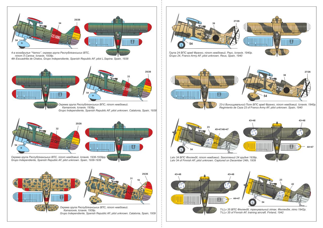 Armory Models Polikarpov I-15bis 1/144 stavebnice letadla