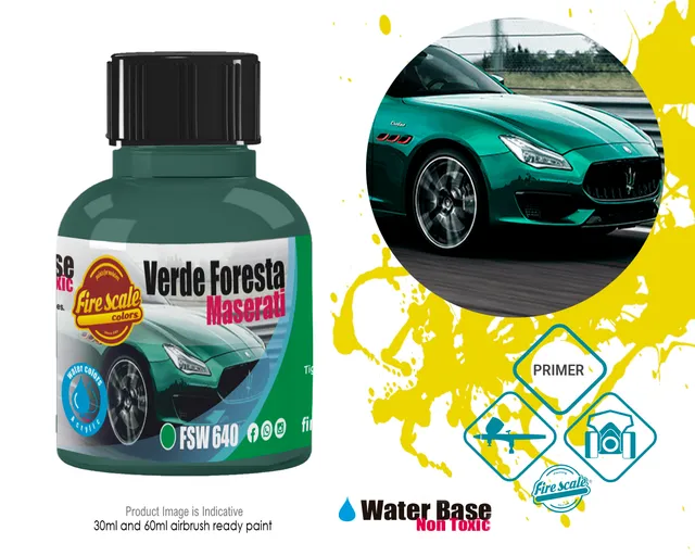 DMODELKITS Fire Scale Modeler Florest Green Maserati barva 15 ml zelená