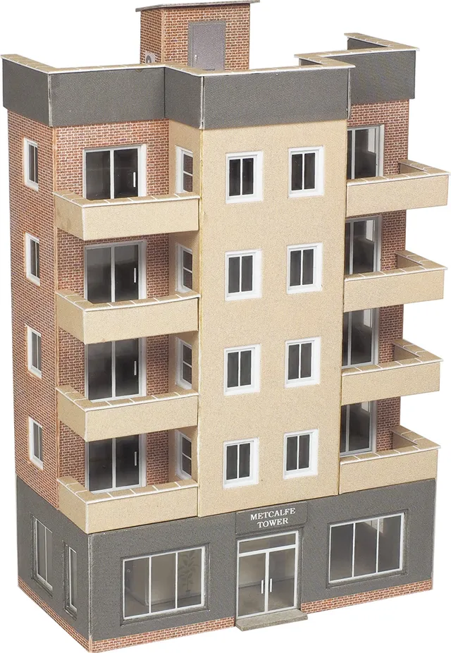 Metcalfe PN960 věžový dům stavebnice nízký reliéf