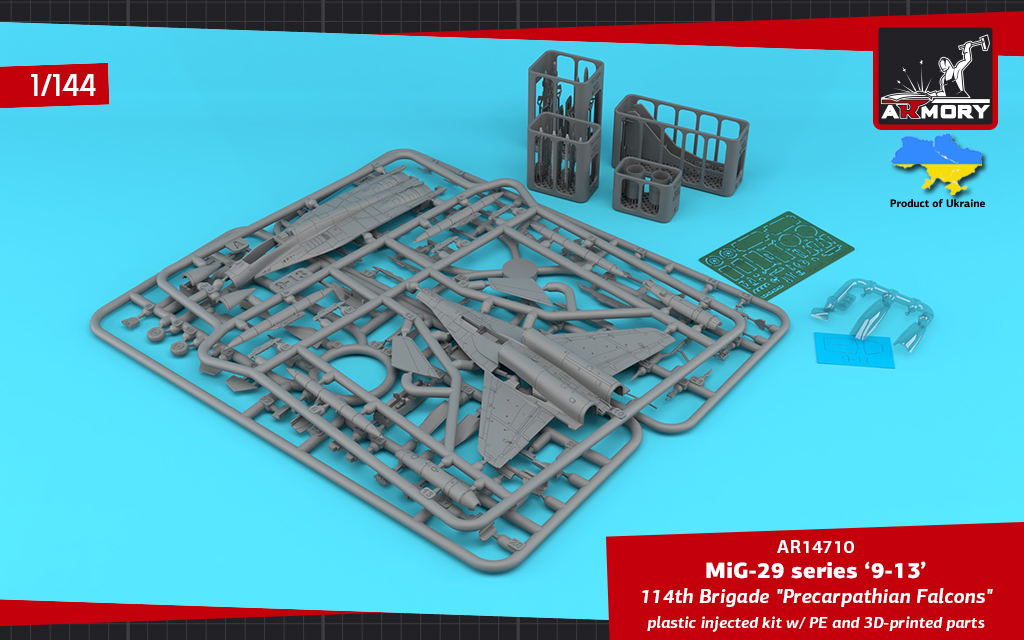 Armory Models MiG-29 1/144 obtisky Precarpathian Falcons