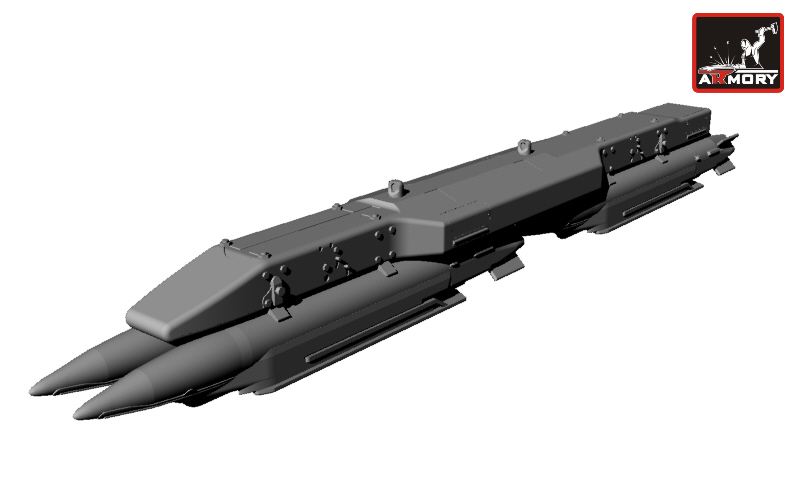 Armory Models 1/72 GBU-39 SDB pumy s BRU-61/A